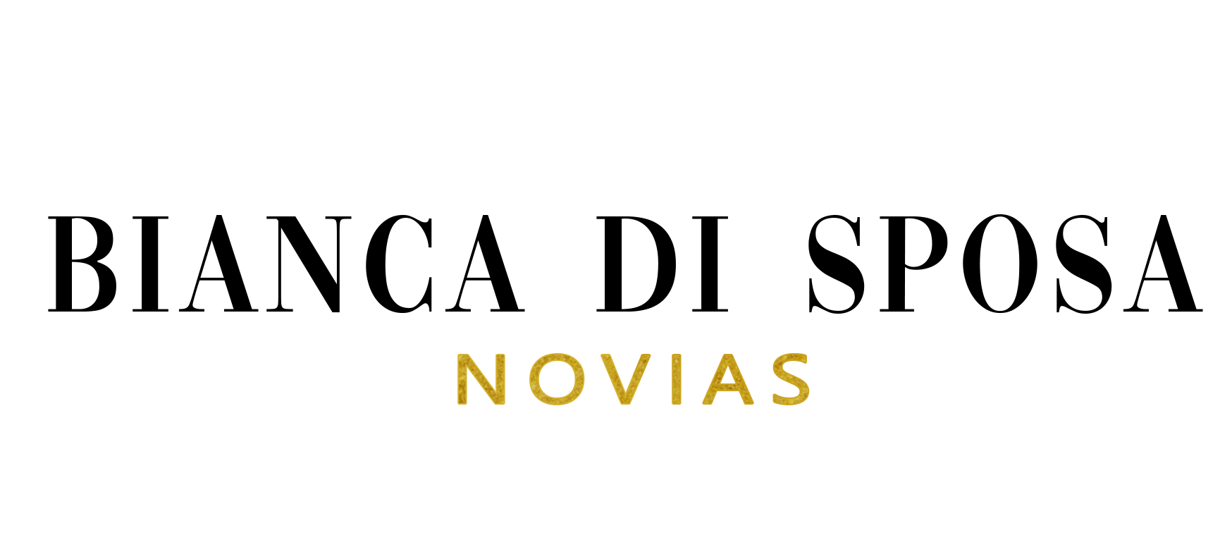 Logo transparente de Bianca Di Sposa tienda de vestidos de novia en Malaga