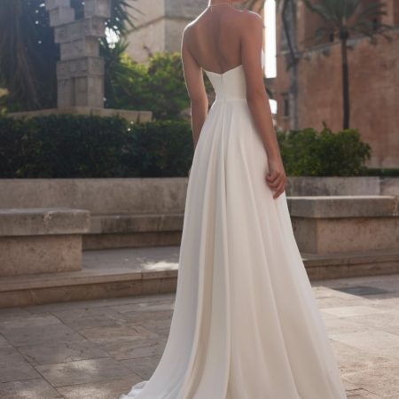 vestido de novia por atrás simona colección bianca di sposa