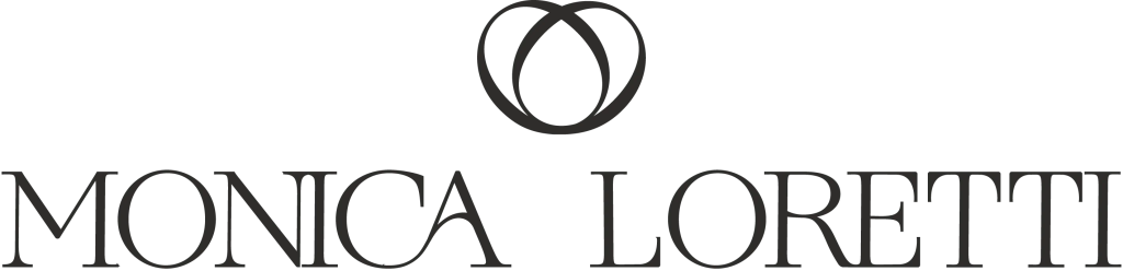 monica loretti logo marca de vestidos de novia